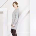 Lady Fashion Cashmere Dress Sweater 16brss110